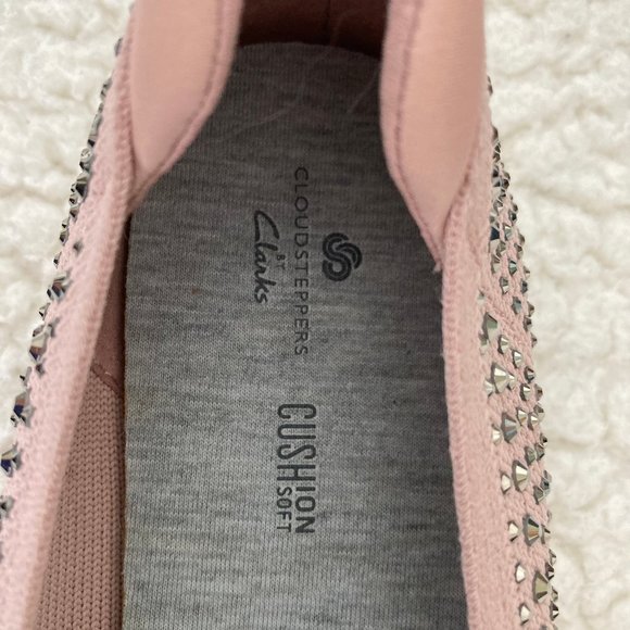 Clarks Cloudsteppers Carly Dream Sparkle Slip-On Sneaker/Loafer 7.5W NEW! - Picture 4 of 8